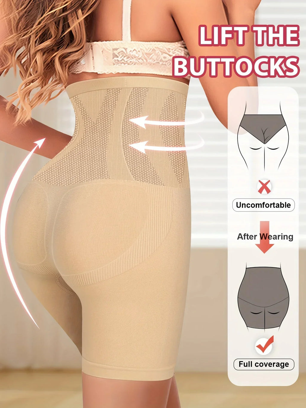 Nahtloser High-Waist Formslip für glatte Silhouette und komfortable Passform bei Damen.