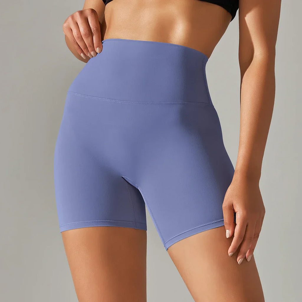 Damen Sport Yogashorts nahtlos, elastisch und atmungsaktiv für Yoga, Fitness und Alltag